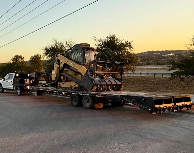 backhoe service land clearing